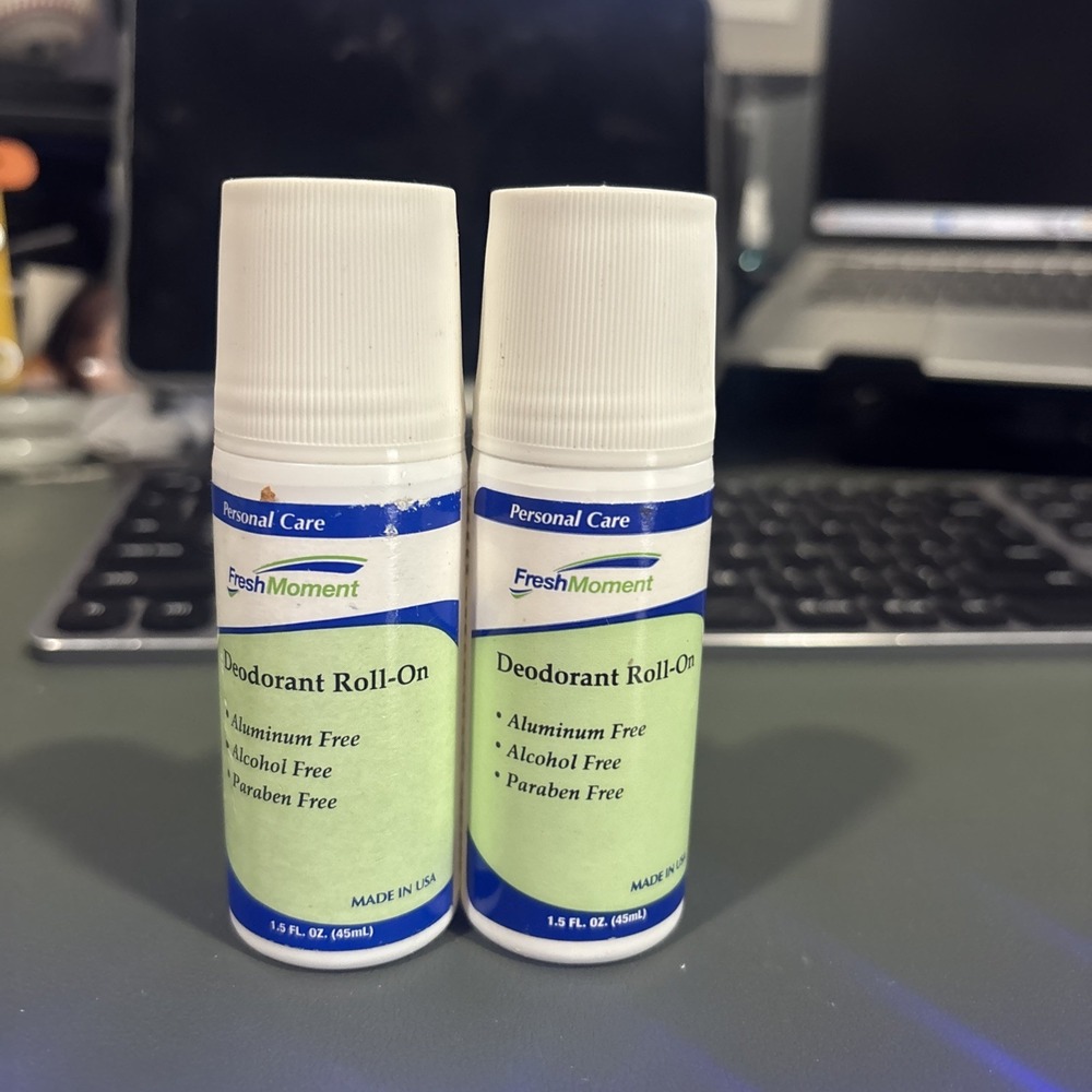2 Pack Fresh Moment Personal Care Deodorant Roll-On 1.5 oz Each - Aluminum Free